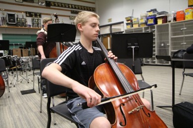 Champion Cellist: Student inducted into All-State Orchestra as sophomore, works hard to achieve success