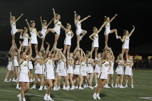 Cheerleaders train for upcoming nationwide competition