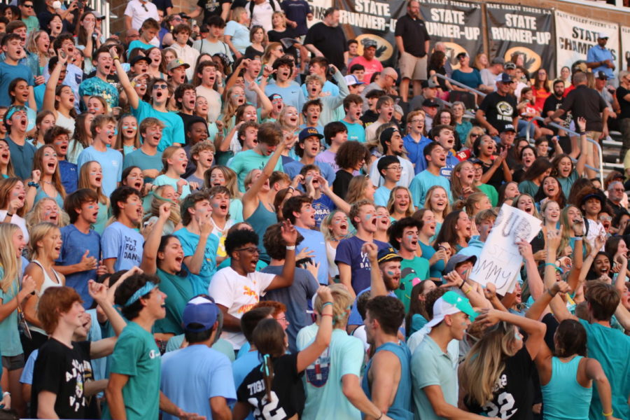 Varsity Football Teal-Out Game 9/10
